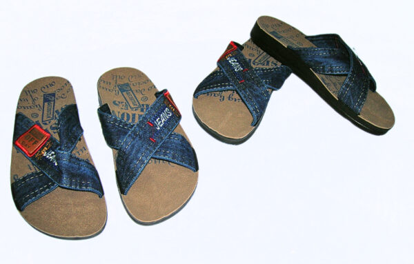 Papuce 26-30 decije *otvorene jeans trake* 011
