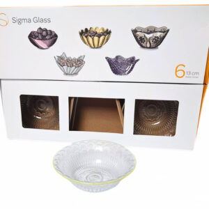 Set cinija 6/1 MARI zelena linija fi 13cm