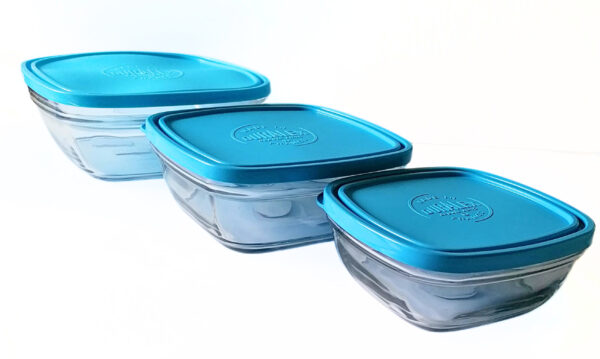 Cinija ugaona sa poklopcem PYREX 17cm