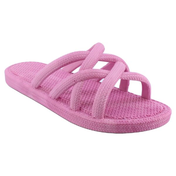 12494 Zenske papuce 36-40, 37-41  t.lila,novo roze,t.plavo