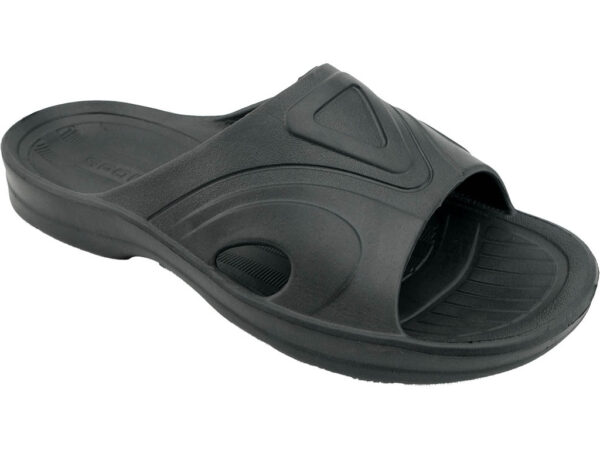 12640 Muske papuce 41-45 crna-siva