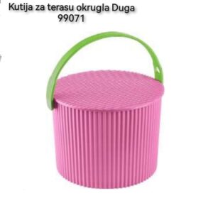 kutija za terasu okrugla