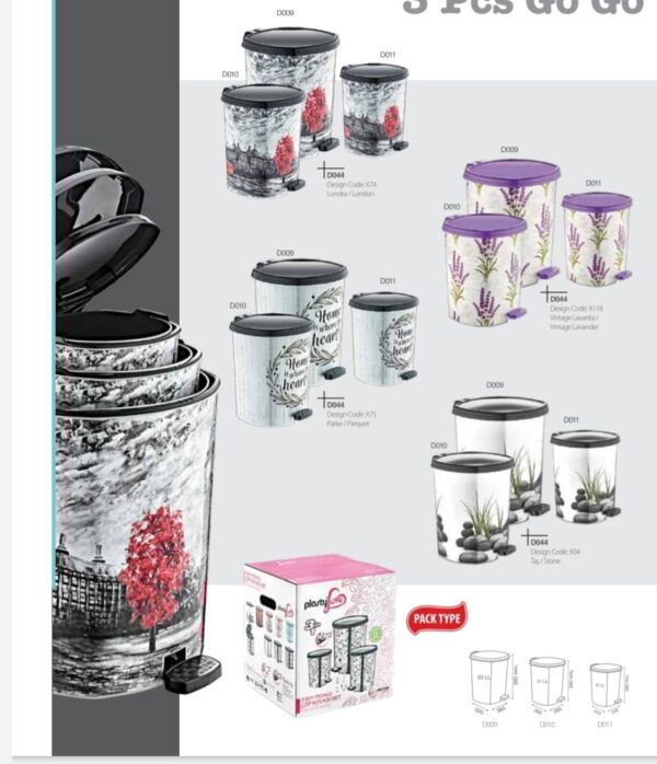 Set pedalki 3/1(6L,11L,20L) D044